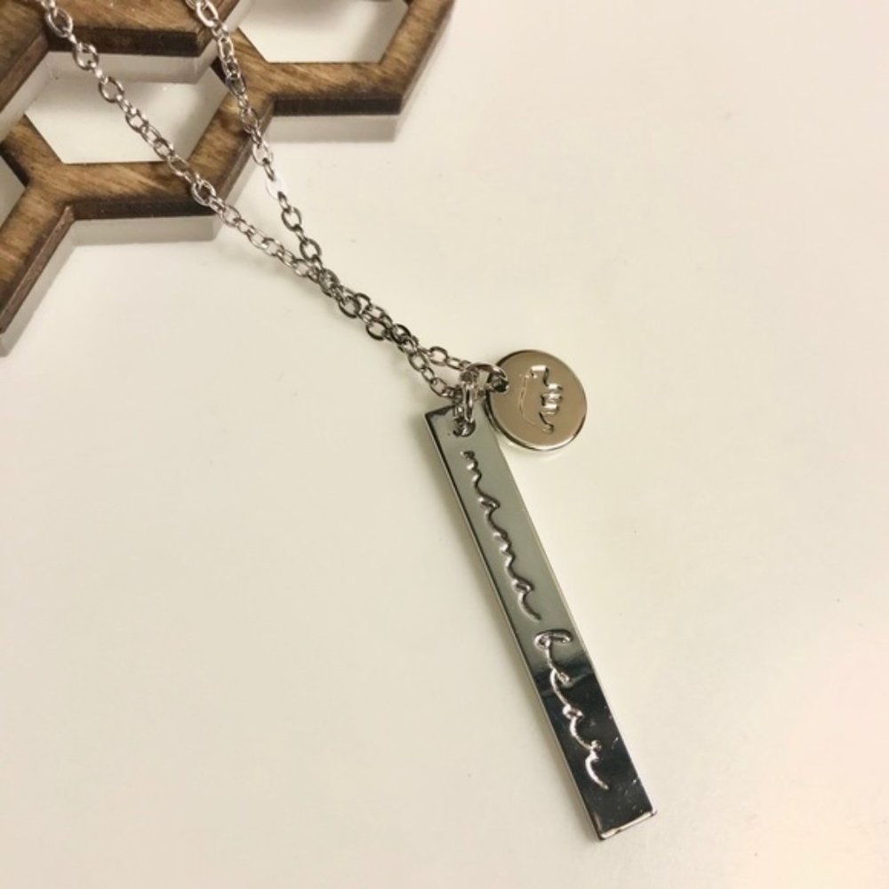 “Motherly Love” Mama Bear Pendant Layered Necklace - Picture 10 of 13